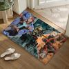My animeHero A-Academia Floor Mat Soft Flannel Non-Slip Door Mat - Thickened Rug for Living Room Home Decor
