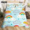 Comfortable Cartoon Pattern Duvet Cover Set With Duvet Cover And Pillowcases King Queen Twin Sizes For All Ages