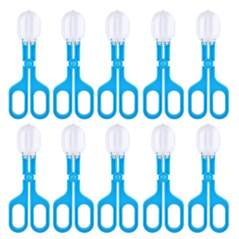 10lots Large Spiders Insect Catcher Tweezer Clamp Tongs Children Educational Toy for Various Pet Households