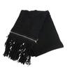 Zip Camelia Cashmere Scarf Black Cashmere Women Used