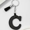 Key Ring PU 26 Letter Key Chain Keys Organizer Business Key Holder  Keychain Accessories