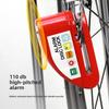 Aluminum Alloy Motorcycle Disc Brake Lock With Reminder Rope For Outdoor Riding Security