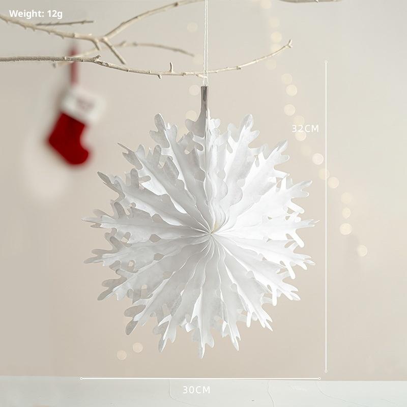 

2025-2026 Різдвяні прикраси Паперова стільникова куля Складана ялинка 3D прикраса Домашня весільна декорація Настільна прикраса