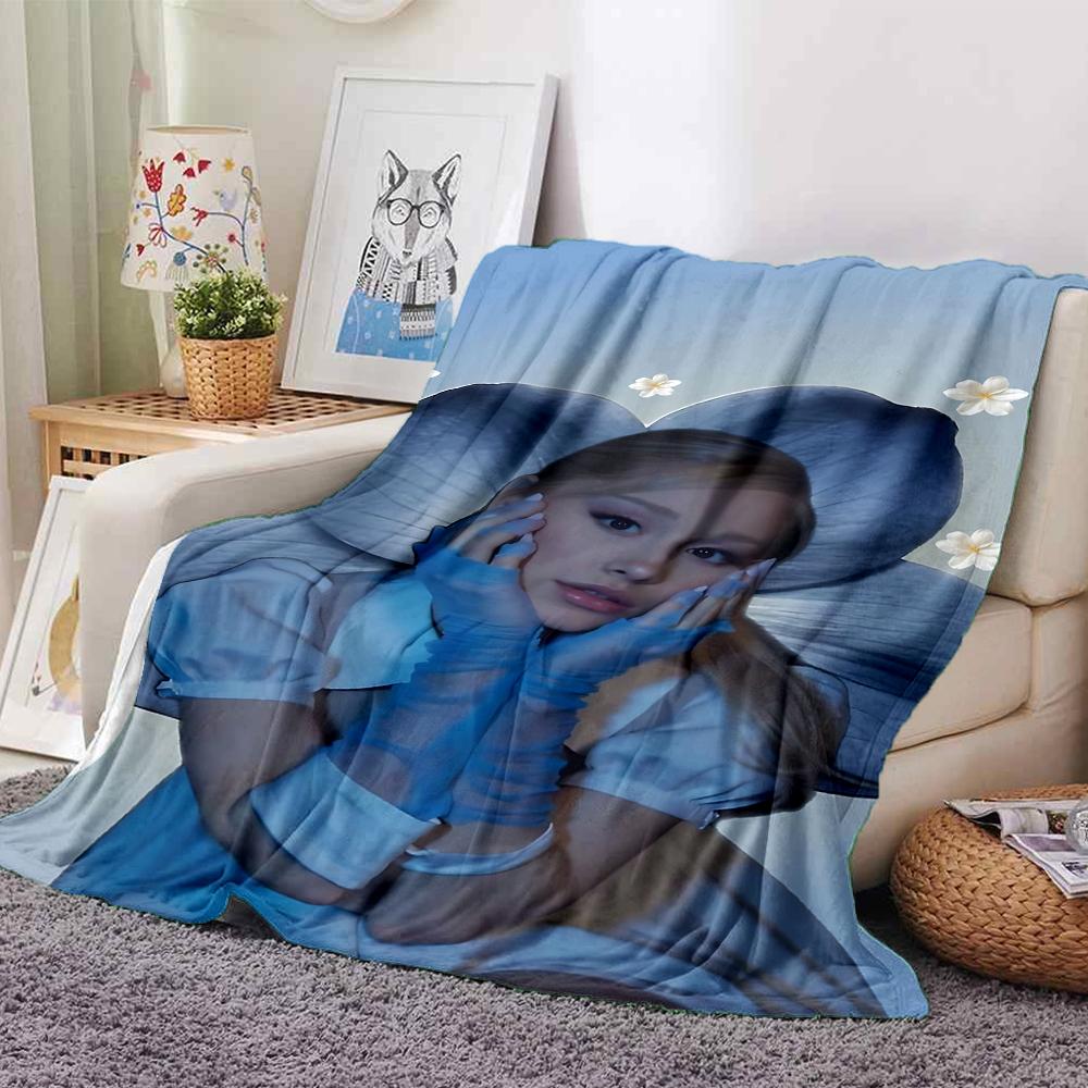 Floral Fantasy Blue Blanket Soft Throw Blanket For Home Bedroom Bed Sofa Travel Office Solid Christmas Blanket