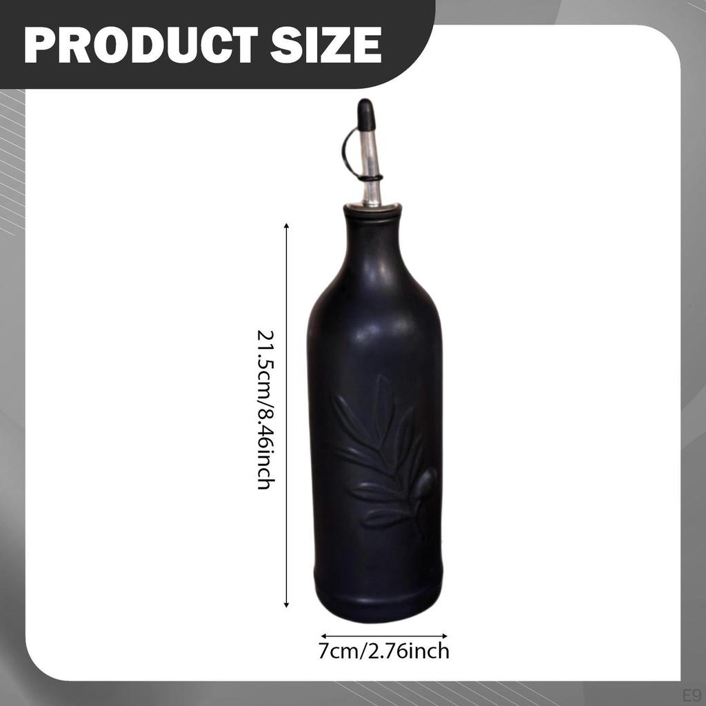 Ceramic Oil Dispenser Bottle, Dispenser, Versatile, Elegant And Easy-tKitchen Bottle for
