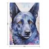 beautiful Australian Kelpie herding dog dog art Throw Blanket Decorative Sofas Decoratives Kid'S Sleeping Bag Blankets