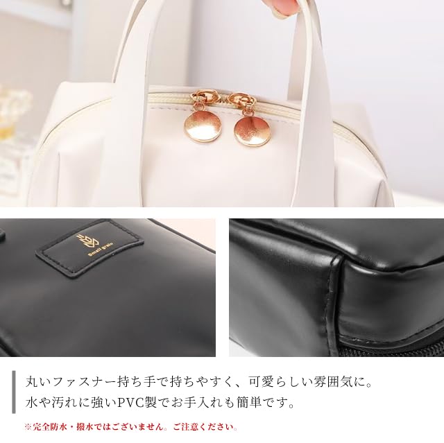 Suitcase Company Cosmetic Divided Small Item Freestanding Makeup Large Upright Pink Pouch, Vertical, Pockets, Handle, Storage, Pouch, Capacity,