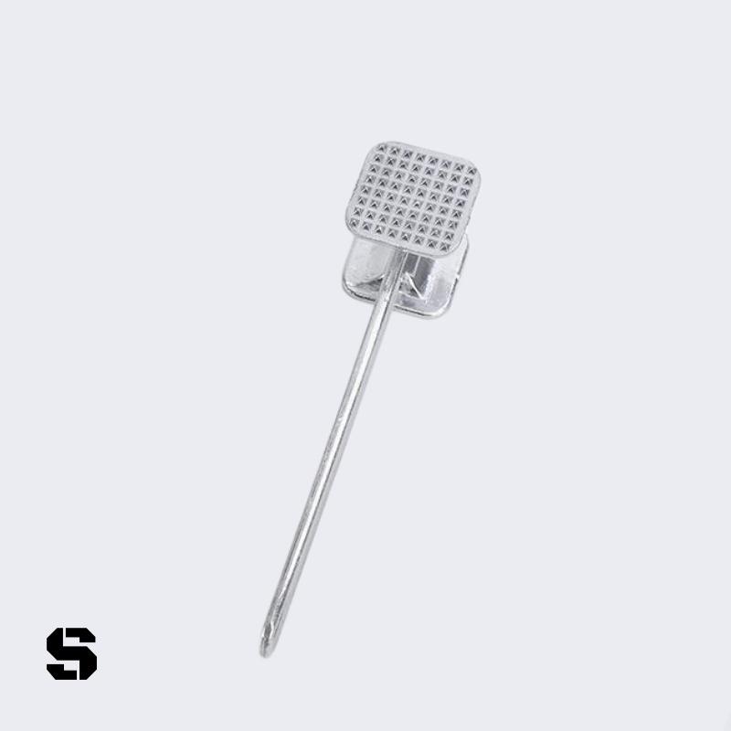 Dual-Sided Meat Tenderizer Aluminum Alloy Steak Hammer for Smashing Slapping Knocking Beef for Outdoor Picnics BBQ Kitchen Tool