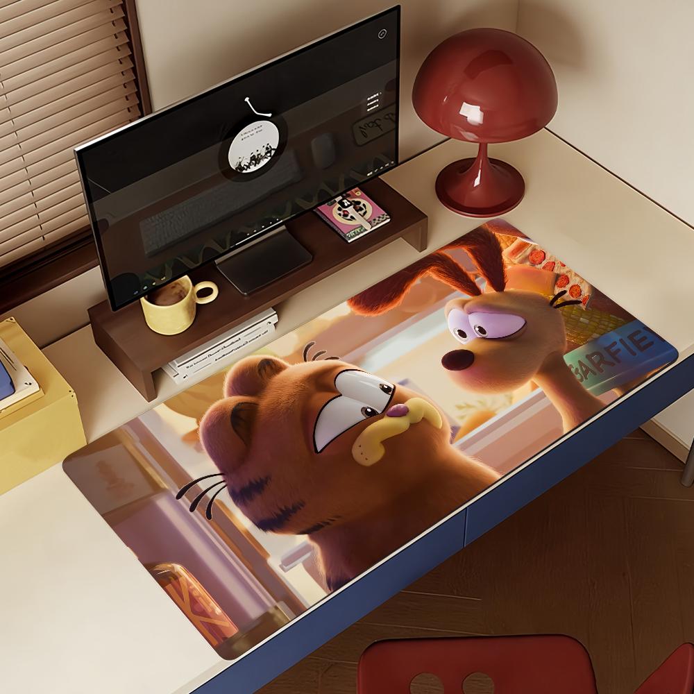 Cartoon G-Garfield-C Mouse Pad Computer Laptop Rubber Non-slip Mouse Mat Mousepad Gamers Decoracion Desk Mat