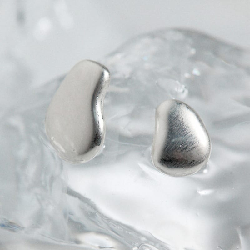 

ROAJU [silver925]discliche unbalance earring single type