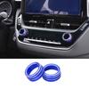 Console Air-Condition Adjust knob Blue Trim For Toyota Corolla Cross -2026