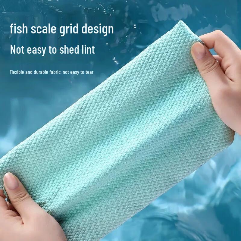 Jia Bang Shou 5er-Pack Fischschuppen-Reinigungstuch