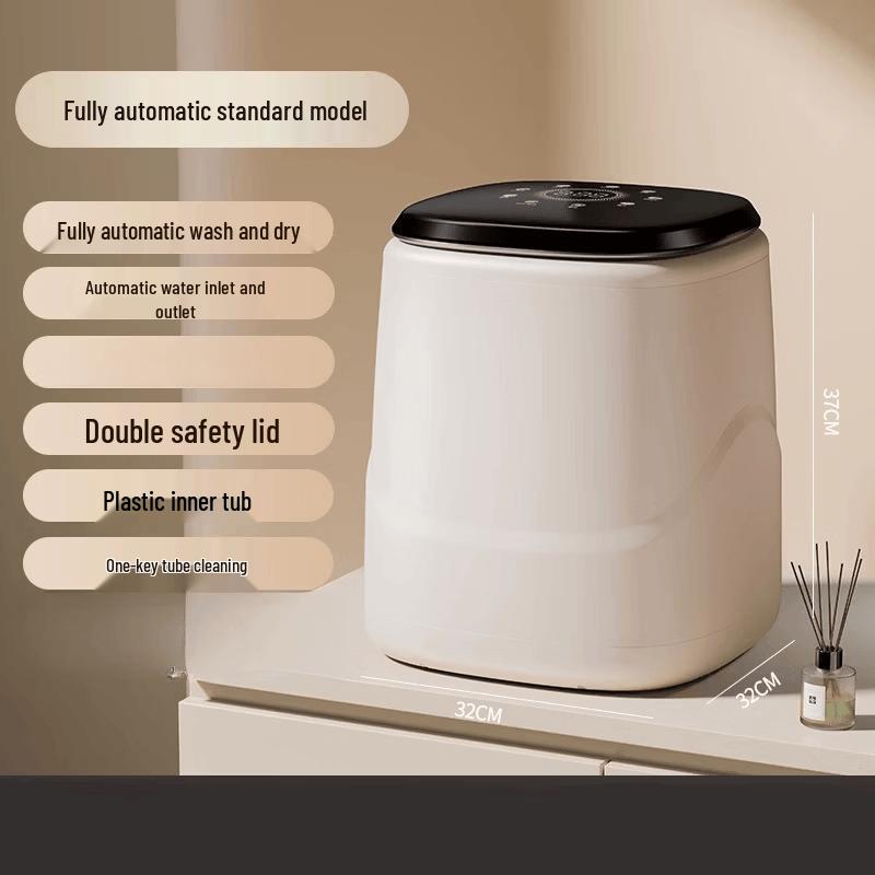 LISM M7 Mini Automatic Underwear Washing Machine with Dryer