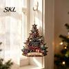 Seasonal Decorative Hanging Crafts USA 250th Anniversary Christmas Tree Pendant, Acrylic Memorial Ornament for American Patriotic United States