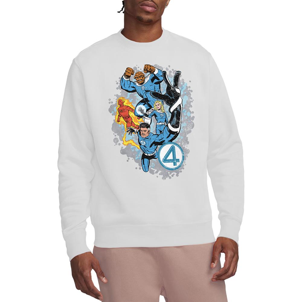 Fantastic Four Unisex Adult The First Family Together Sweatshirt