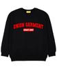 UNION GARMENTS Arch Union Garments Terry Oversized Sweatshirt Black