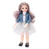 Cute Super Dollfie Toy 30 Cm Rust-proof Anti-scratch Plastic Removable Joint Matte Face Ball Jointed