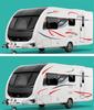 Red & Gray Stripe Vinyl Decal Sticker For RV Caravan Trailer Camper Motorhome