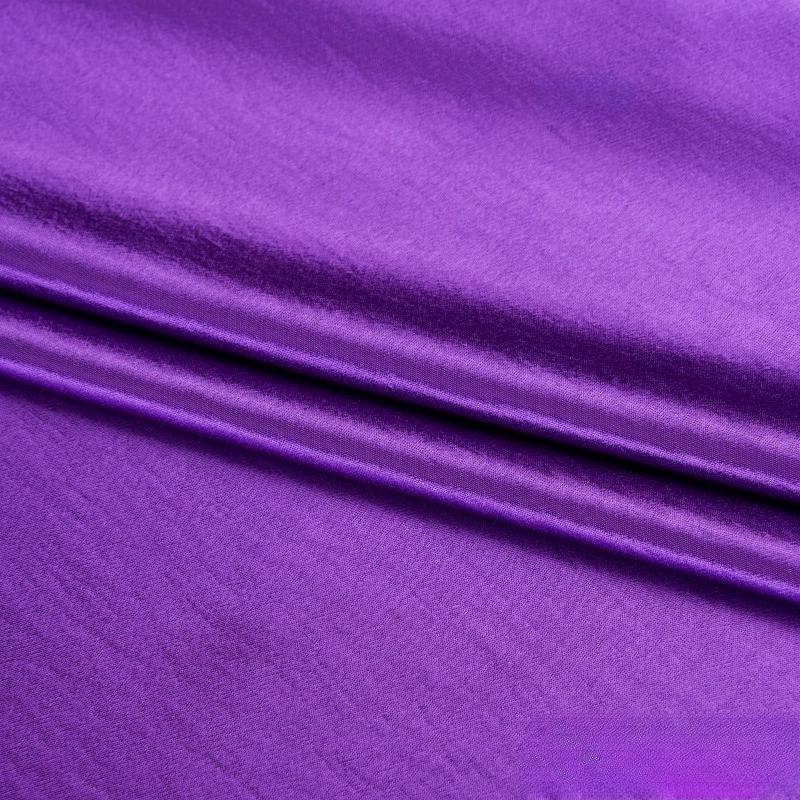 Chinese Style Lustrous Acetic Acid Gold Lustrous Satin Fabric Water Light Satin Natural Pleated Texture Drape Fabric Textile