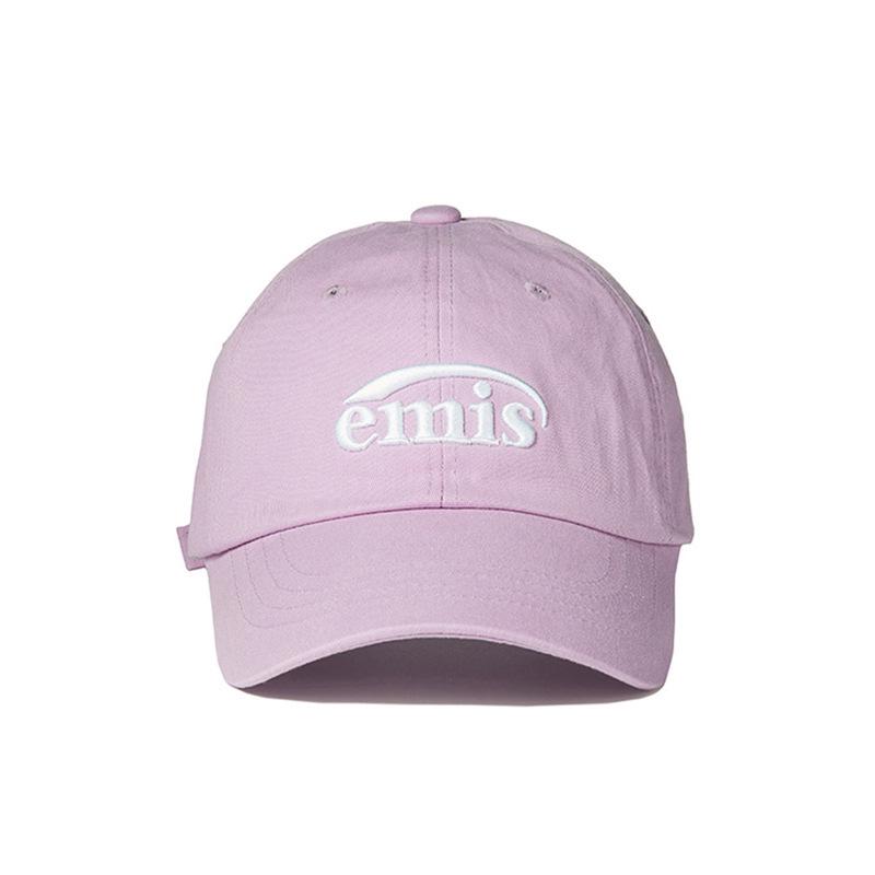 

Korean Emis Pink Cute Baseball Cap - Age-Reducing, for Spring & Autumn, Women s Outdoor Sunshade, Big Head Fit, Slim Face Design One Size