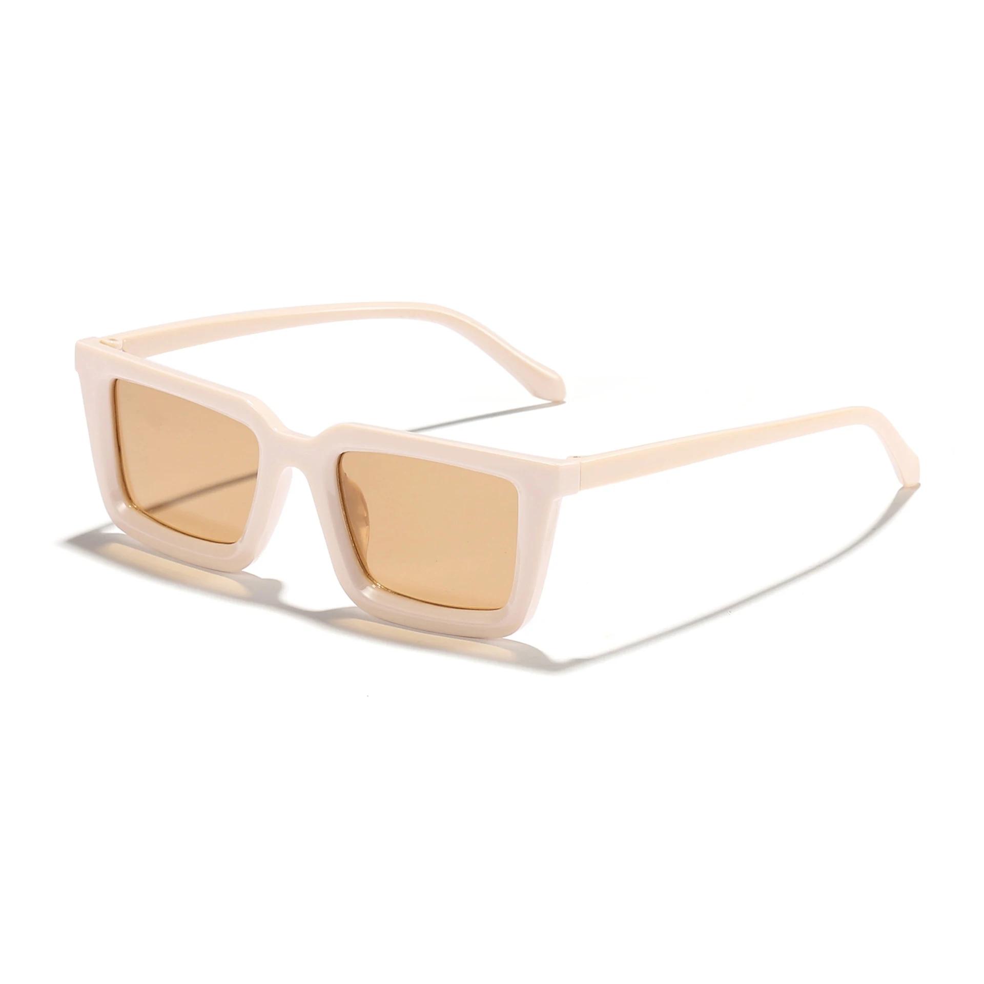 

Vintage Rectangle Sunglasses Women Men Designer Casual Eyeglasses Female Male Outdoors Classic Mirror Eyewear UV400 Gafas De Sol 1PC