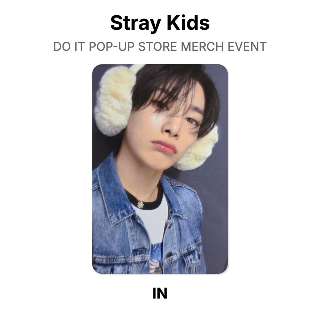 Stray Kids DO IT POP-UP STORE MERCH EVENT Official Photocard