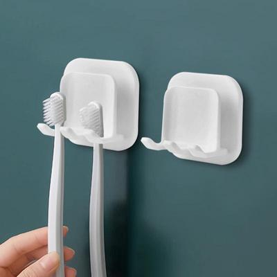 Wall-Mounted Japanese-Style Toothbrush and Mouthwash Cup Holder