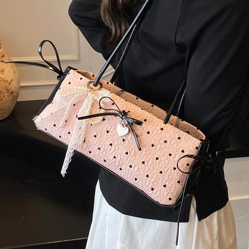 A High-end Bow Underarm Bag, A Fashionable Handbag, and A Stylish Single-shoulder Bag for Women