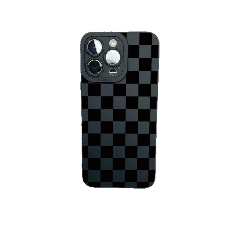 Black Grid for Apple 15 Mobile Phone Case Iphone12promax Case 14/13/11/XSMAX Pupil Eye 16