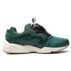 Puma Tênis de Couro Disc Blaze Amortecedores Duráveis Cano Baixo Sapatos Casuais Tênis Unissex Verde 357677-04