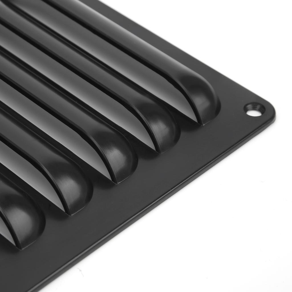 RV Grille Vent Panel M5 ABS Black Professional Exquisite Universal Accessories for Yacht Bus