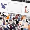 Cute Cat Stickers, Set of 50, Waterproof and UV Resistant, Great for All Your Gadgets