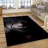 Tappeto Personaggio Film Horror Chucky Pennywise Halloween per Camera da Letto Soggiorno Casa Decorazione Divano, Tappetino Grande Decorativo da Pavimento