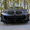3Pcs MP Style Car Front Bumper Lip Diffuser Spoiler Splitter For BMW X6 G06 M-Sport xDrive40d 40i 30d M60i 2023-2025 LCI Tuning