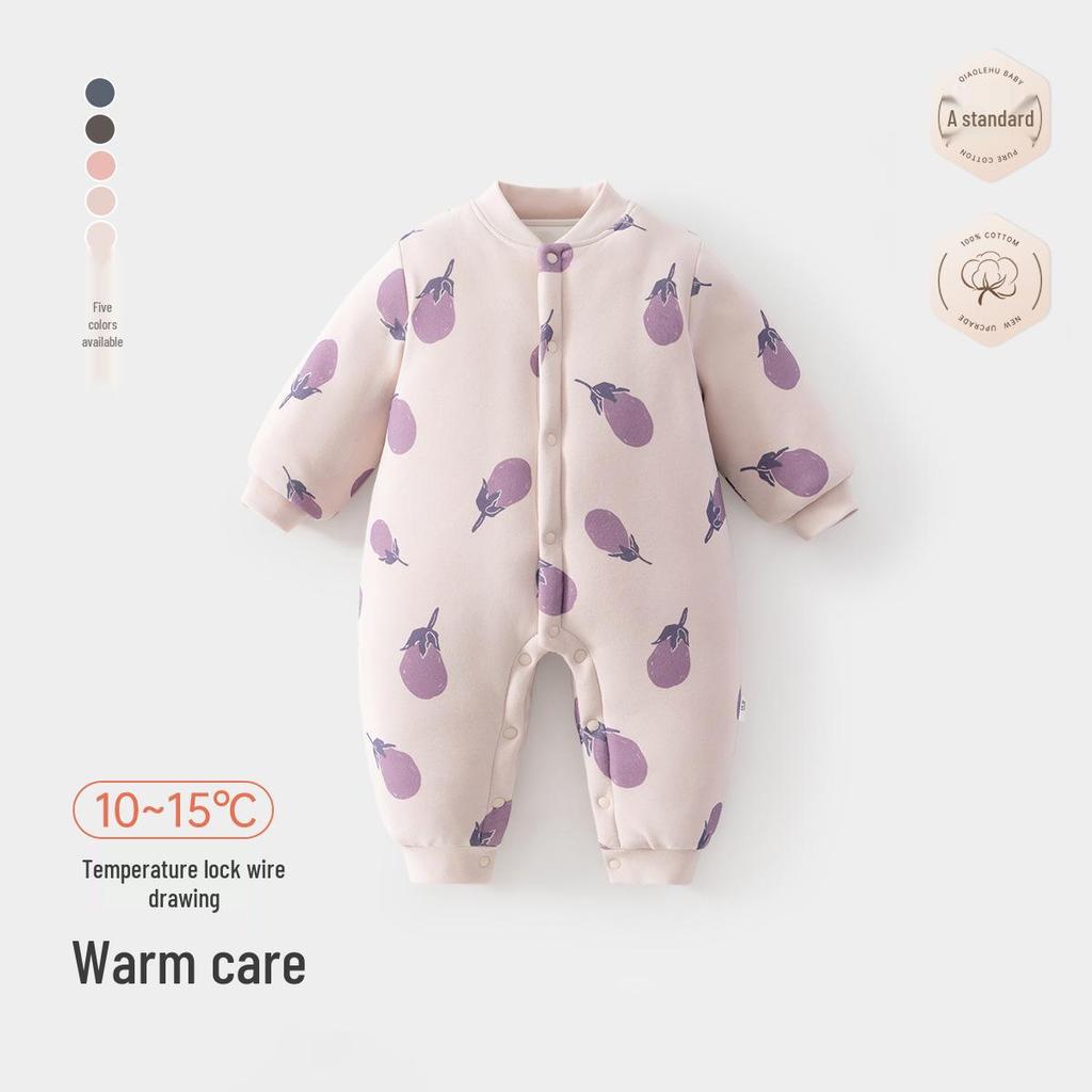 Gesteppter Winter-Body für Neugeborene, Strampler für Baby Jungen & Mädchen
