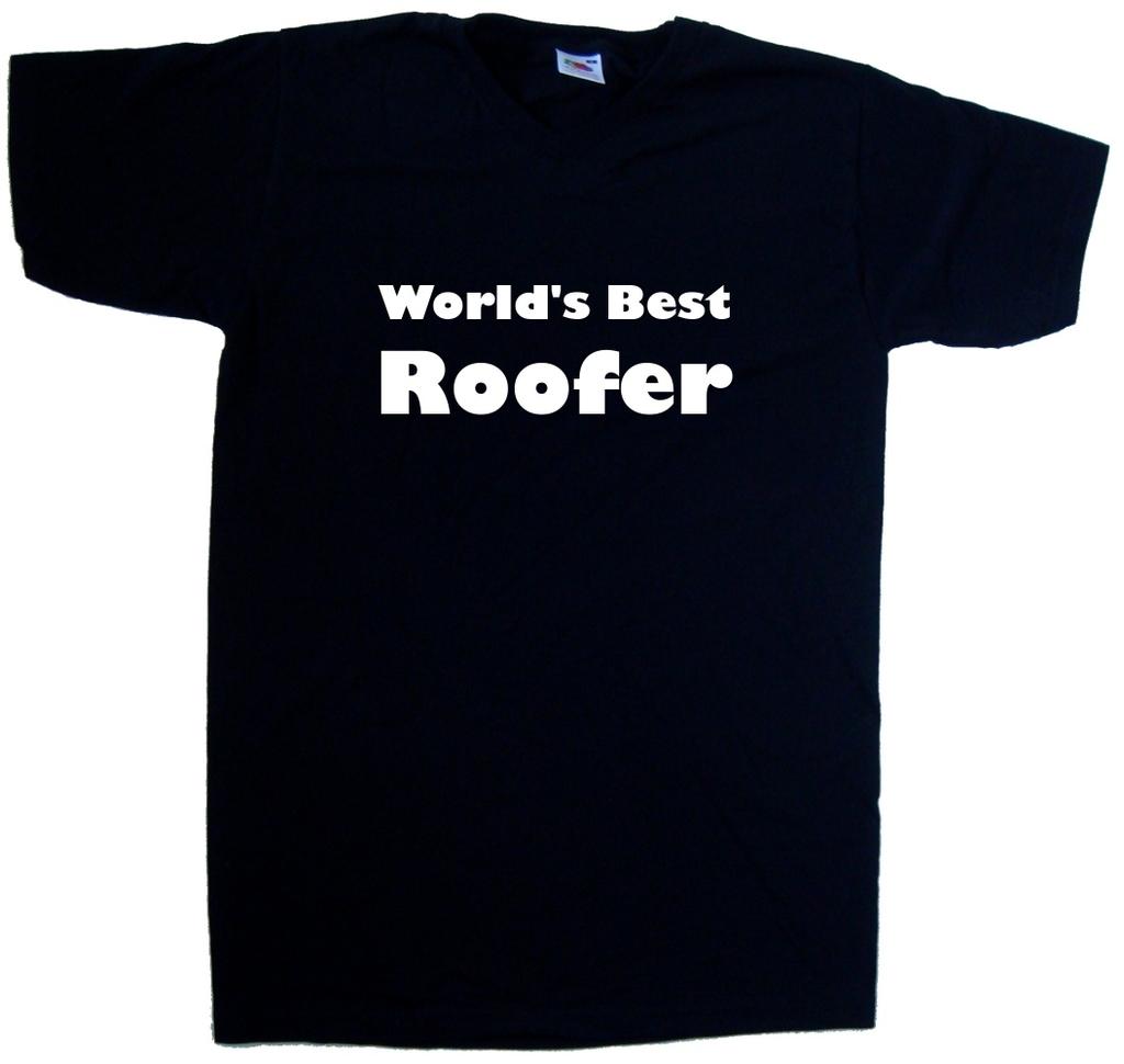 World'S Best Roofer V-Neck T-Shirt