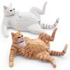 Kids Pet Cat Model Toy Pvc Realistic Drinking Cat Decor For Home And Play