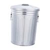 8L Outdoor Metal Trash Can with Seal Lid Rustic Vintage Design for Patio Farm Compost Bin Heavy Duty Storage Container Versatile