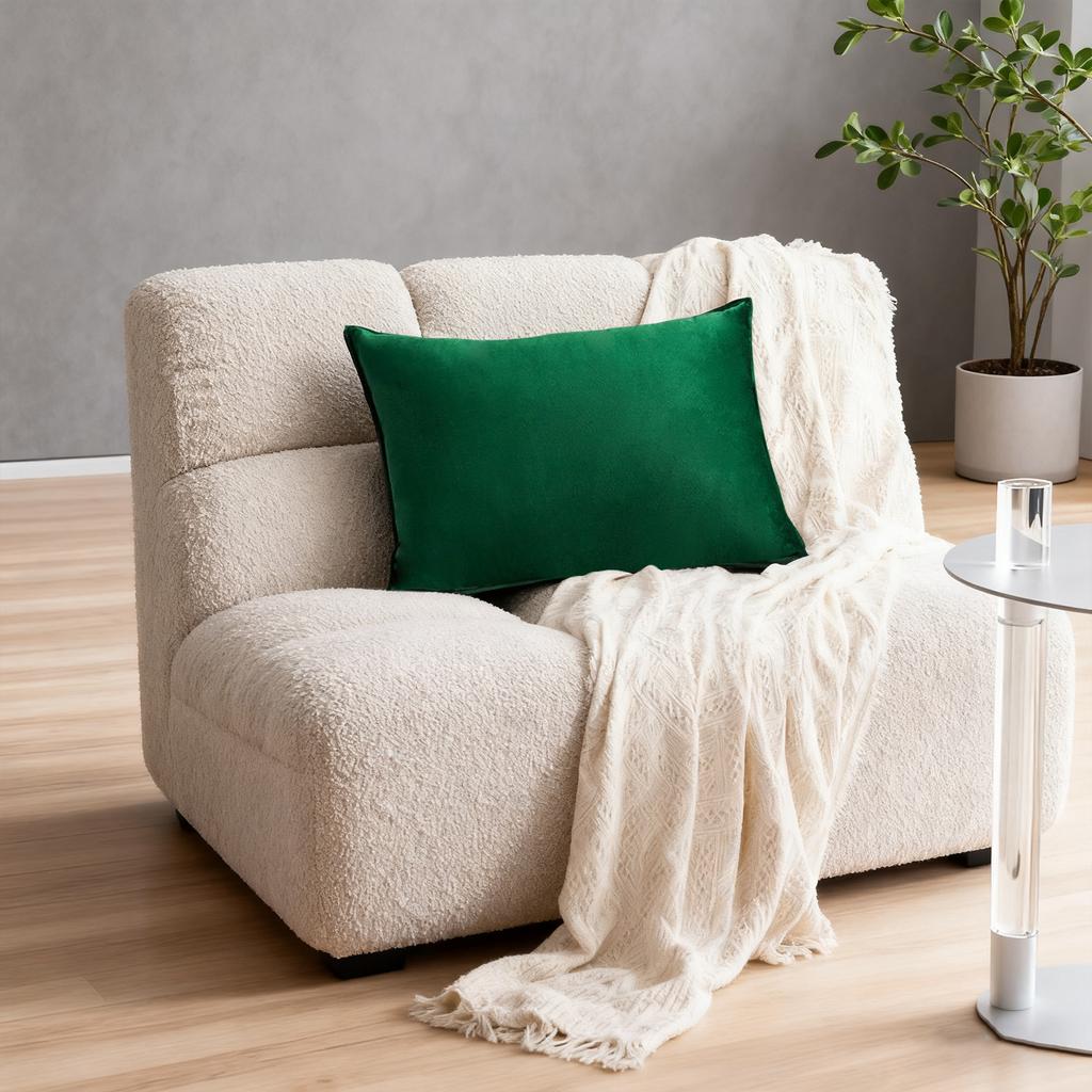 Solid Color Velvet Decorative Pillowcase Unique And Festive, Full Of Holiday Vibe