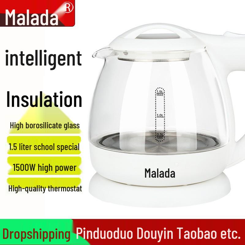 Wanlida Stainless Steel Electric Kettle - Keep Warm Function, Household Appliance