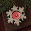 1 Christmas Tree Snowflake Wooden Candlestick Christmas Party Home Desktop Holiday Decoration Christmas Gift