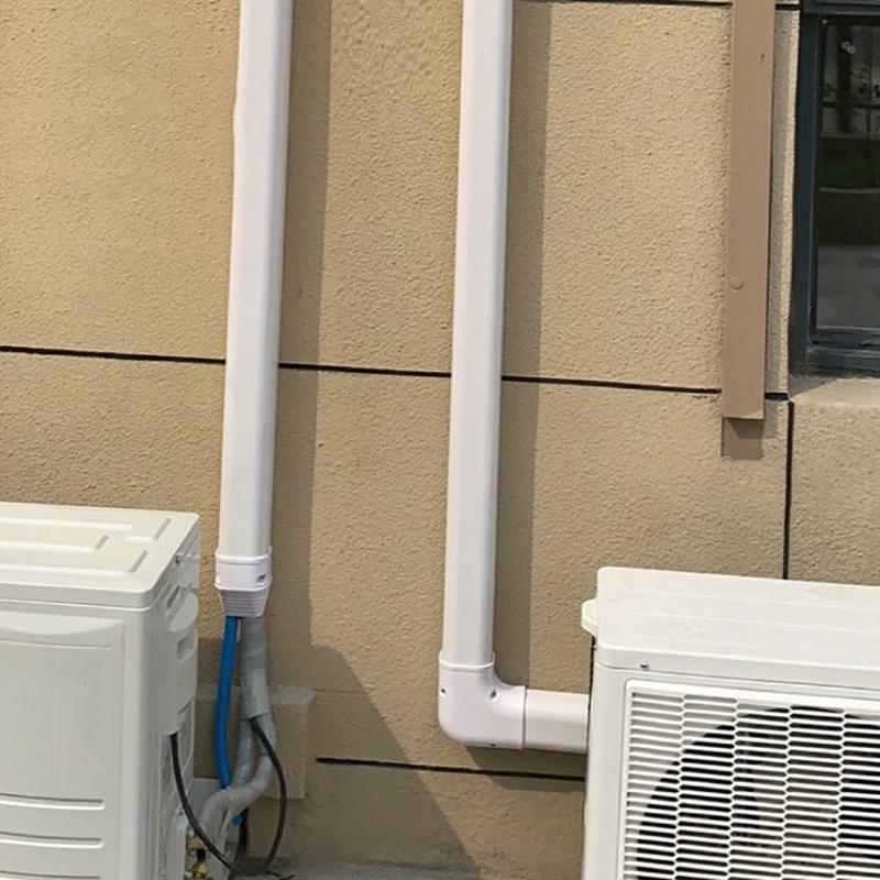 Air-Conditioning Protection Pipe Cover Split & Central A/C Decorative Pvc Hose Cover Air-Conditioning Decorative Pipe Cover