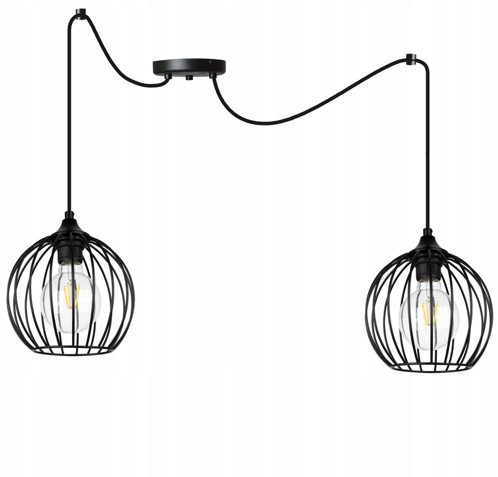 MODERN SPIDER HANGING LAMP, WIRE CEILING