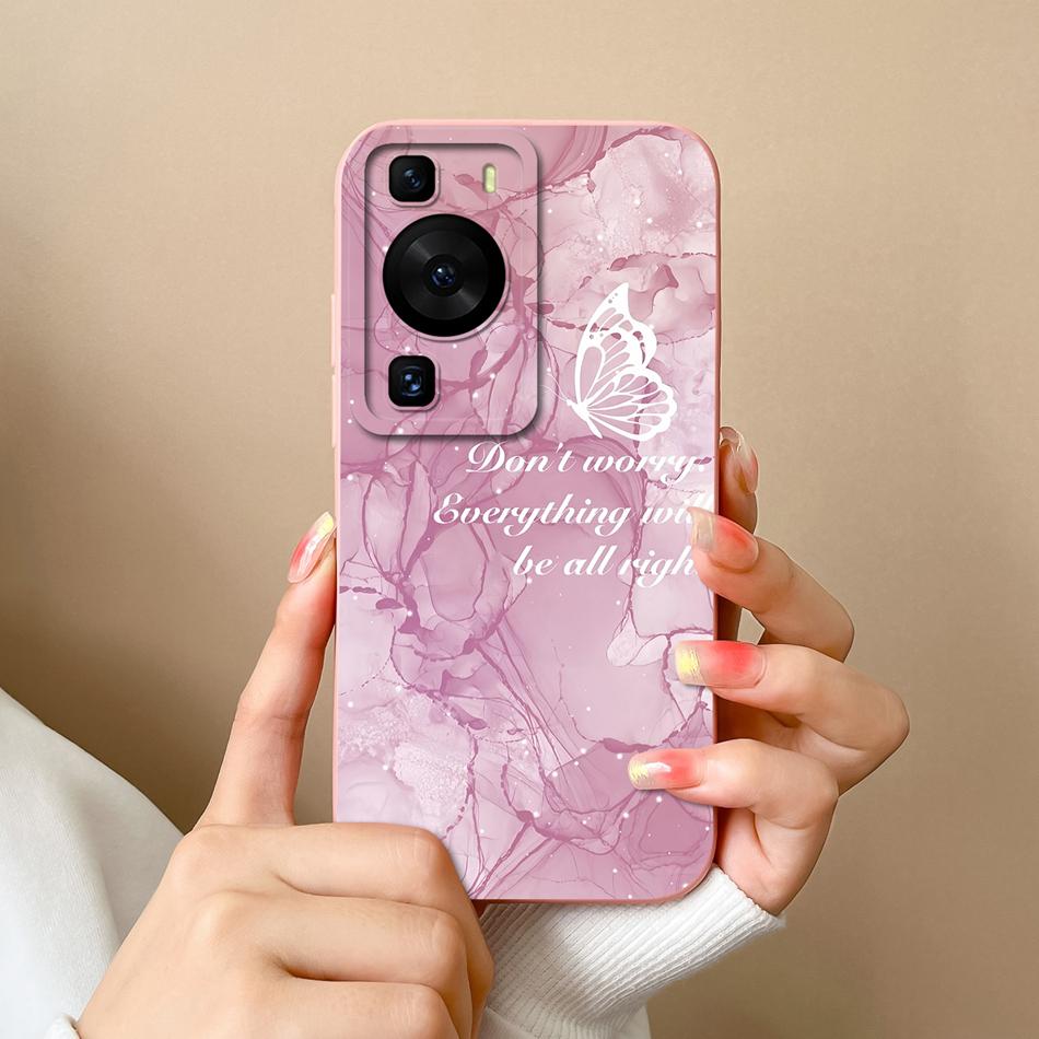 Für Huawei P60 Pro Art Handyhülle Süßes Design Weiche Flüssigsilikon-Rückabdeckung Für HuaweiP60 P 60 Anti-Drop Langlebiger Stoßfänger Funda