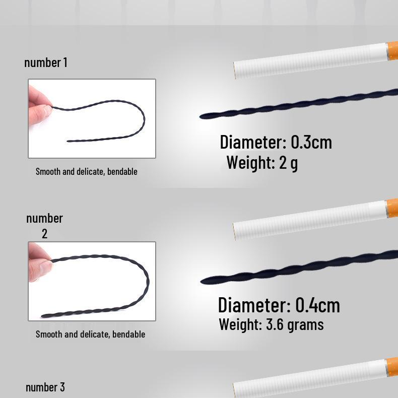 Silicone Urethral Plug and Stimulator for Men