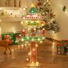 Ornamenti di Natale a Tema Babbo Natale: Set Scena Oggetto di Scena per Foto Vacanze all'Aperto