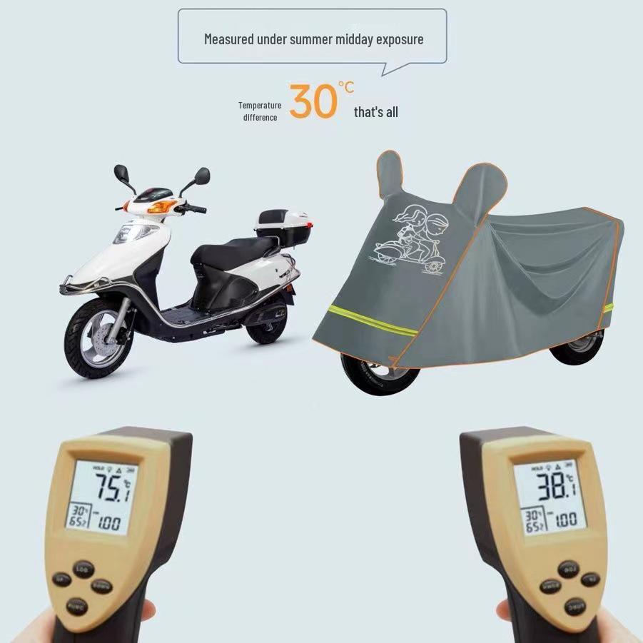 Strapazierfähige Vollabdeckung für Elektro-Motorrad & Roller - Sonnen- & Regenschutz