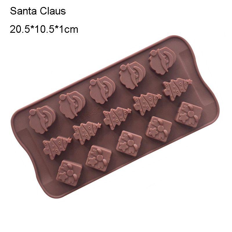 Versatile Christmas Silicone Cake Chocolate Moulds Perfect For Festive Diy Baking Projects