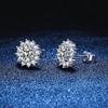 925 Silver Earrings Inlaid Zircon Stone Classics for Women Wedding Jewelry Engagement Fashion High Quality Gifts Party