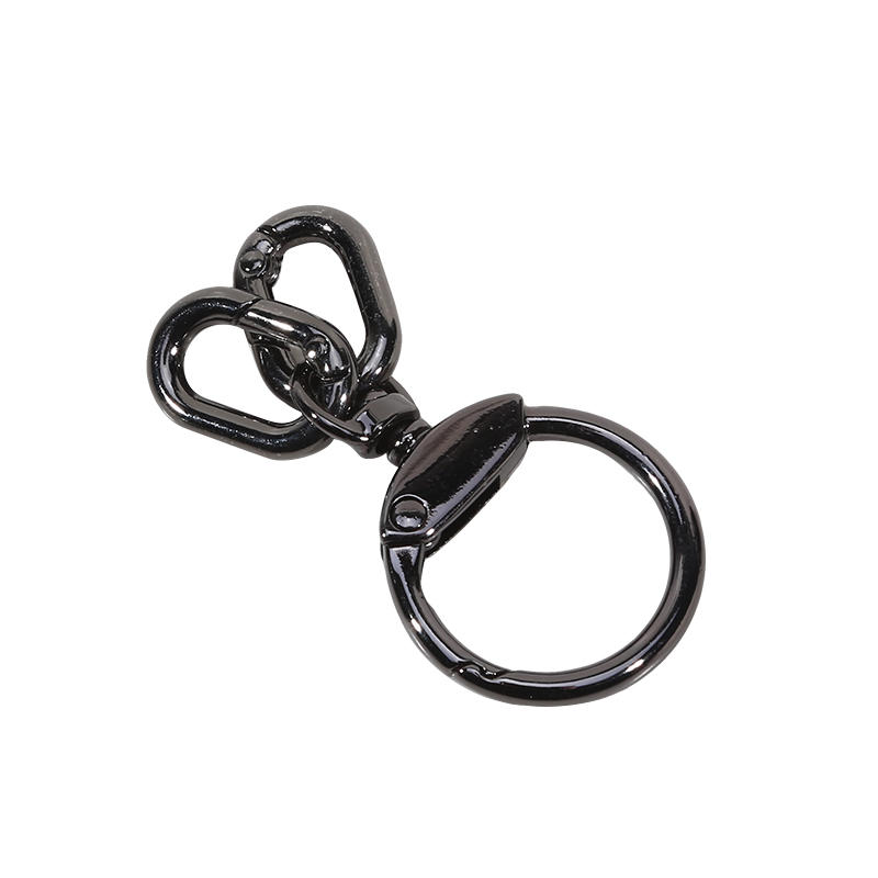 3 Stück Zinklegierung Schwenkkarabiner Metall-Drehverschluss für Tasche Handtasche DIY Hardware Zubehör